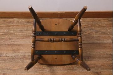 中古　飛騨産業　キツツキ　穂高シリーズ・WINDSOR　カントリースタイルにおすすめのウィンザーチェア(椅子、ダイニングチェア、ウインザーチェア)(R-041170)