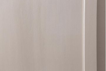 アンティーク建具　昭和中期　ナチュラルテイストにおすすめのホワイトペイントの板戸1枚(引き戸)(R-041173)