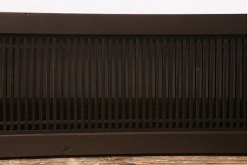 アンティーク建具　和製アンティーク　昭和中期　細い桟が上品な和の空間を演出する筬欄間(オサランマ、明り取り、建具)(R-041197)
