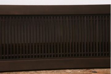 アンティーク建具　和製アンティーク　昭和中期　細い桟が上品な和の空間を演出する筬欄間(オサランマ、明り取り、建具)(R-041200)