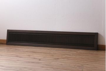 アンティーク建具　和製アンティーク　昭和中期　細い桟が上品な和の空間を演出する筬欄間(オサランマ、明り取り、建具)(R-041200)