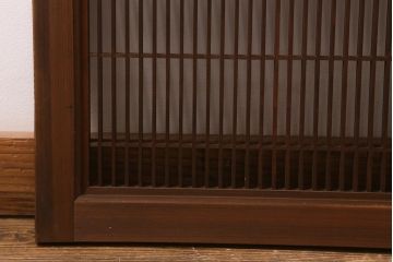 レトロ建具　三重菱　麻の葉　組子がおしゃれな和モダンな欄間(明かり取り、明り取り)(R-041209)