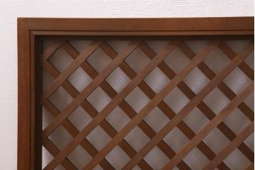 ヴィンテージ建具　昭和後期　和モダンなお部屋づくりにおすすめな欄間(明かり取り、明り取り、ビンテージ)(R-041210)