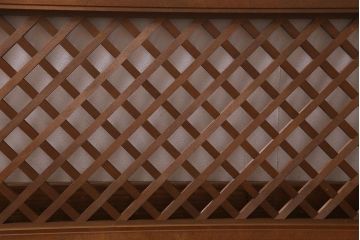 ヴィンテージ建具　昭和後期　和モダンなお部屋づくりにおすすめな欄間(明かり取り、明り取り、ビンテージ)(R-041210)