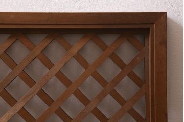 ヴィンテージ建具　昭和後期　和モダンなお部屋づくりにおすすめな欄間(明かり取り、明り取り、ビンテージ)(R-041210)