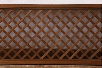 ヴィンテージ建具　昭和後期　和モダンなお部屋づくりにおすすめな欄間(明かり取り、明り取り、ビンテージ)(R-041210)