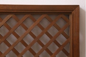 ヴィンテージ建具　昭和後期　和モダンなお部屋づくりにおすすめな欄間(明かり取り、明り取り、ビンテージ)(R-041210)