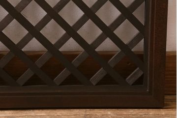 ヴィンテージ建具　昭和後期　和モダンなお部屋づくりにおすすめな欄間(明かり取り、明り取り、ビンテージ)(R-041212)