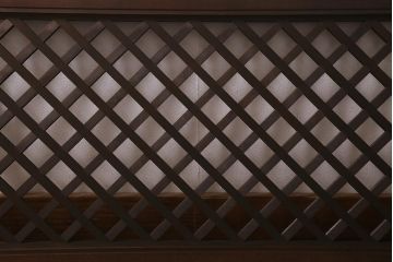 ヴィンテージ建具　昭和後期　和モダンなお部屋づくりにおすすめな欄間(明かり取り、明り取り、ビンテージ)(R-041212)