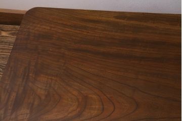 アンティーク家具　激レア!　天板に一枚板を贅沢に使用した総ケヤキ材製の特大角ちゃぶ台(座卓、ローテーブル)(R-041214)