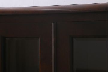 中古　北海道民芸家具　#138　シックな空間づくりにおすすめなサイドボード(サイドキャビネット、収納棚、戸棚)(R-041215)
