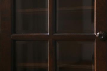 中古　北海道民芸家具　#138　シックな空間づくりにおすすめなサイドボード(サイドキャビネット、収納棚、戸棚)(R-041215)