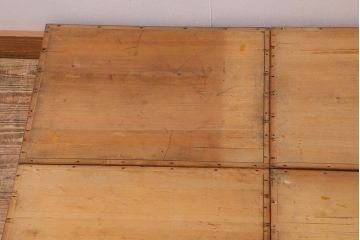 アンティーク雑貨　大正昭和初期　順慶塗が美しい木製ばんじゅう5個セット(番重、木箱)(R-041218)