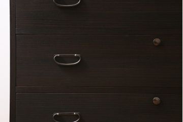 ビンテージ家具　昭和中期　総桐材　衣装盆付き　調湿性と気密性に優れた上質な桐箪笥(重ね箪笥、和タンス、衣装箪笥、桐たんす)(R-041220)