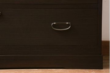 ビンテージ家具　昭和中期　総桐材　衣装盆付き　調湿性と気密性に優れた上質な桐箪笥(重ね箪笥、和タンス、衣装箪笥、桐たんす)(R-041220)