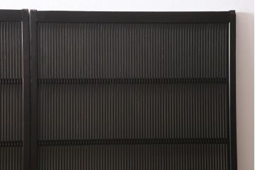 アンティーク建具　和製アンティーク　明治大正期　和の空間を高める万本格子戸2枚セット　(R-041228)