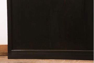 アンティーク建具　和製アンティーク　明治大正期　和の空間を高める万本格子戸2枚セット　(R-041228)