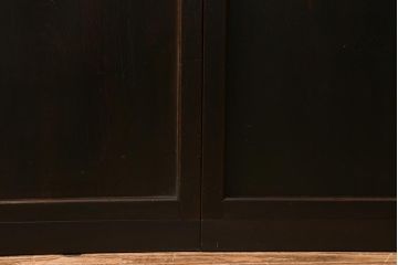 アンティーク建具　和製アンティーク　明治大正期　和の空間を高める万本格子戸2枚セット　(R-041228)