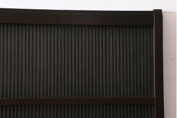 アンティーク建具　和製アンティーク　明治大正期　和の空間を高める万本格子戸2枚セット　(R-041228)