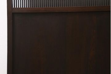 アンティーク建具　和製アンティーク　明治大正期　和の空間を高める万本格子戸2枚セット　(R-041228)