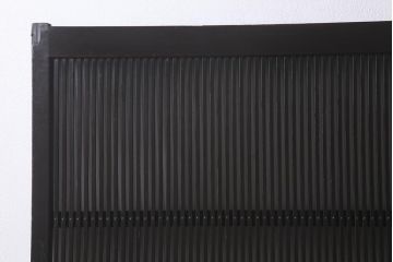 アンティーク建具　和製アンティーク　明治大正期　和の空間を高める万本格子戸2枚セット(引き戸、建具)(R-041228)