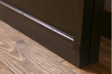 アンティーク建具　和製アンティーク　明治大正期　和の空間を高める万本格子戸2枚セット(引き戸、建具)(R-041228)