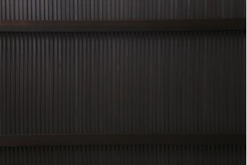 アンティーク建具　和製アンティーク　当店オリジナルガラス　昭和初期　整然と並ぶ格子が繊細な万本格子戸2枚セット(引き戸、建具)(R-041229)