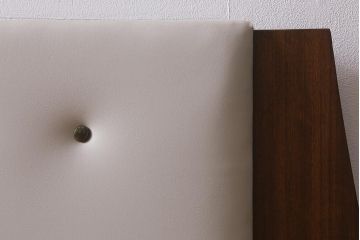 ヴィンテージ家具　G-PLAN(ジープラン)　激レア!　テーブル兼引き出し付き　おしゃれなヘッドボード(収納付きベッドヘッドボード、ビンテージ)(R-041230)