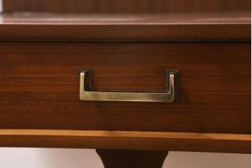 ヴィンテージ家具　G-PLAN(ジープラン)　激レア!　テーブル兼引き出し付き　おしゃれなヘッドボード(収納付きベッドヘッドボード、ビンテージ)(R-041230)