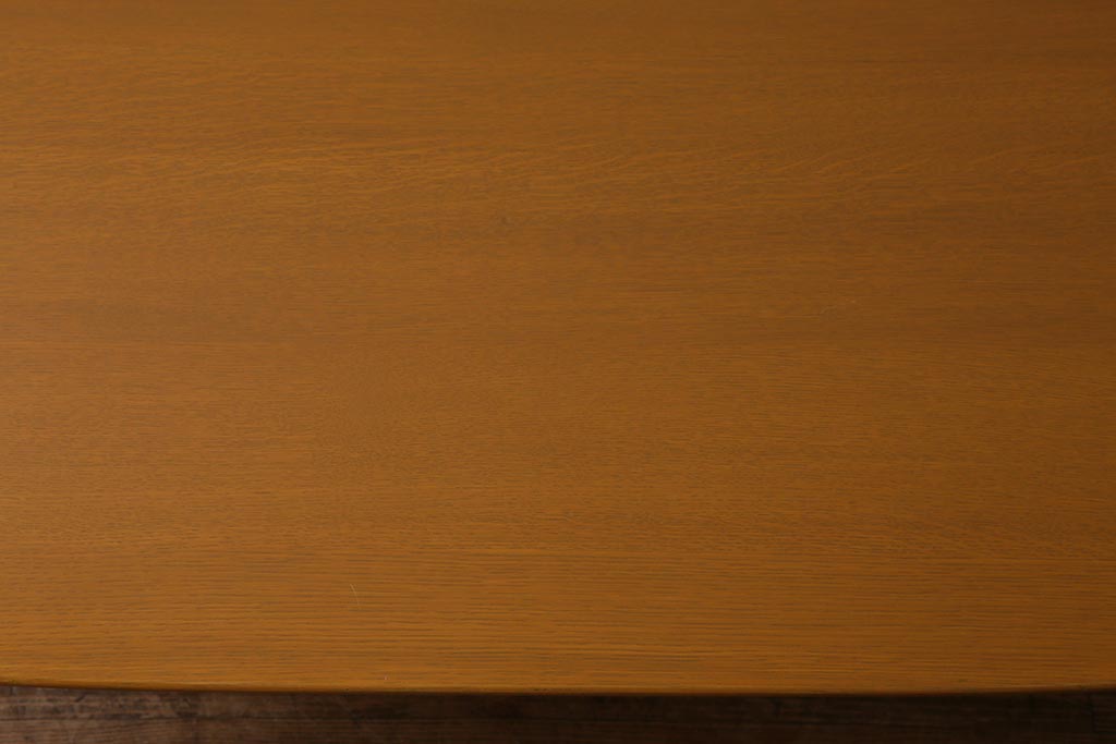 中古　日進木工　WHITEWOODシリーズ　オーバル型　温かみのある木の風合いが魅力のダイニングテーブル(定価約20万円)(6人掛け)(R-041231)