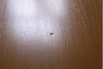 中古　日進木工　WHITEWOODシリーズ　オーバル型　温かみのある木の風合いが魅力のダイニングテーブル(定価約20万円)(6人掛け)(R-041231)