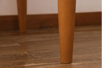 中古　日進木工　WHITEWOODシリーズ　オーバル型　温かみのある木の風合いが魅力のダイニングテーブル(定価約20万円)(6人掛け)(R-041231)