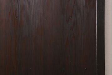 アンティーク建具　和製アンティーク　大正期　落ち着いた印象の板戸1枚(帯戸、建具)(R-041236)