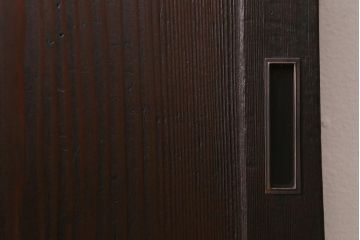 アンティーク建具　和製アンティーク　大正期　落ち着いた印象の板戸1枚(帯戸、建具)(R-041236)