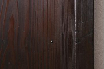 アンティーク建具　和製アンティーク　大正期　落ち着いた印象の板戸1枚(帯戸、建具)(R-041236)