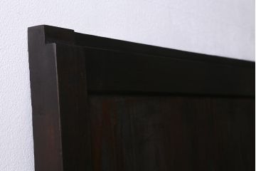 アンティーク建具　和製アンティーク　大正期　落ち着いた印象の板戸1枚(帯戸、建具)(R-041236)
