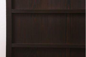 アンティーク建具　和製アンティーク　大正期　落ち着いた印象の板戸1枚(帯戸、建具)(R-041236)