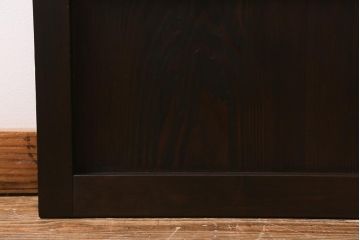 アンティーク建具　和製アンティーク　大正期　落ち着いた印象の板戸1枚(帯戸、建具)(R-041236)