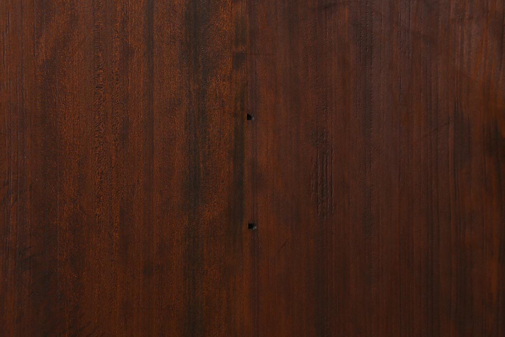 アンティーク建具　和製アンティーク　昭和初期　存在感のある佇まいが魅力の板戸2枚セット(建具、引き戸)(R-041238)