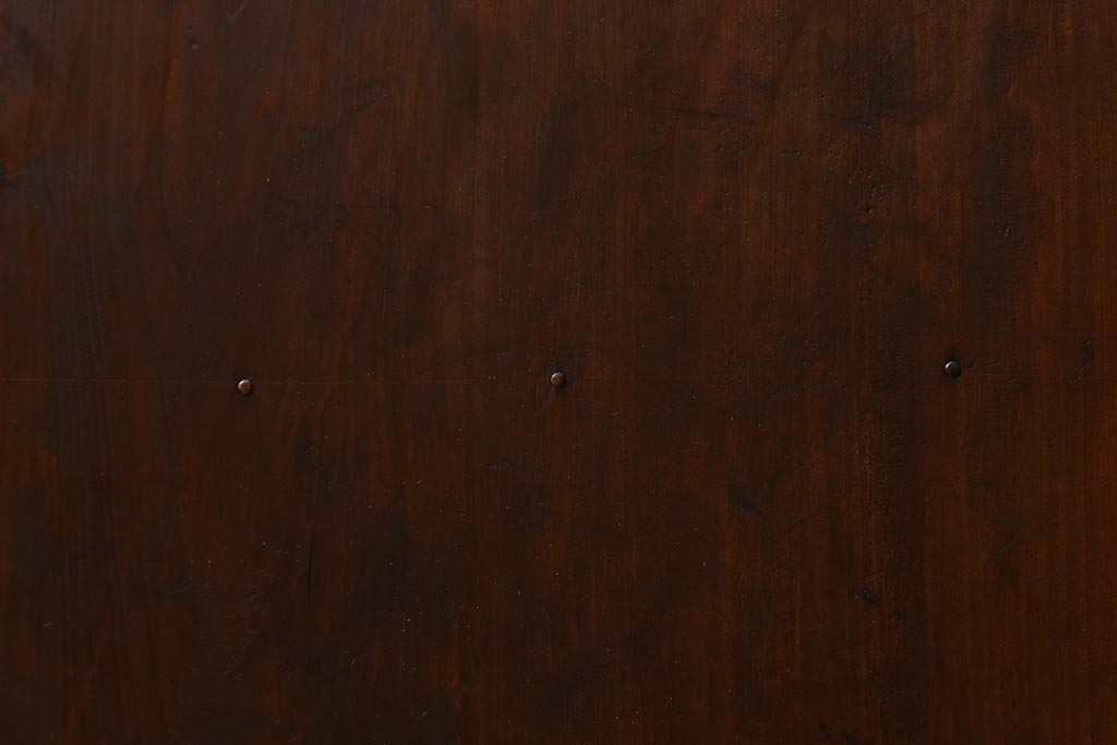 アンティーク建具　和製アンティーク　昭和初期　存在感のある佇まいが魅力の板戸2枚セット(建具、引き戸)(R-041238)