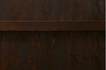 アンティーク建具　和製アンティーク　昭和初期　存在感のある佇まいが魅力の板戸2枚セット(建具、引き戸)(R-041238)