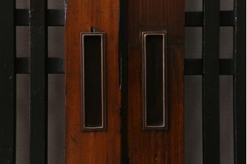 アンティーク建具　和製アンティーク　大正期　木の味わい深さが魅力の帯戸4枚セット(板戸、引き戸、建具)(R-041241)