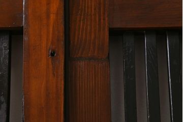 アンティーク建具　和製アンティーク　大正期　木の味わい深さが魅力の帯戸4枚セット(板戸、引き戸、建具)(R-041241)