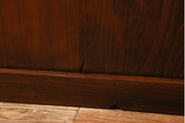 アンティーク建具　和製アンティーク　大正期　木の味わい深さが魅力の帯戸4枚セット(板戸、引き戸、建具)(R-041241)