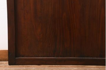 アンティーク建具　和製アンティーク　大正期　木の味わい深さが魅力の帯戸1枚(板戸、引き戸、建具)(R-041242)