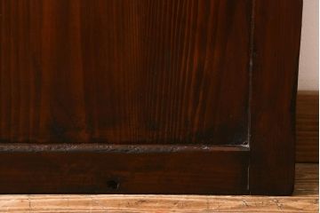 アンティーク建具　和製アンティーク　大正期　木の味わい深さが魅力の帯戸1枚(板戸、引き戸、建具)(R-041242)