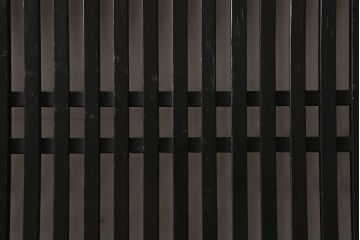 アンティーク建具　和製アンティーク　大正期　木の味わい深さが魅力の帯戸1枚(板戸、引き戸、建具)(R-041242)