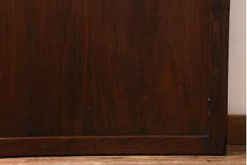 アンティーク建具　和製アンティーク　大正期　木の味わい深さが魅力の帯戸1枚(板戸、引き戸、建具)(R-041242)