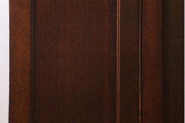 アンティーク家具　イギリスアンティーク　オーク材製　洗練された佇まいが魅力的な収納棚(戸棚、本箱、書庫)(R-041245)