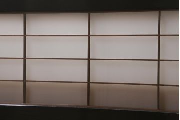 アンティーク建具　和製アンティーク　昭和中期　松の図　和モダンな空間を高める欄間(明かり取り、明り取り)(R-041248)